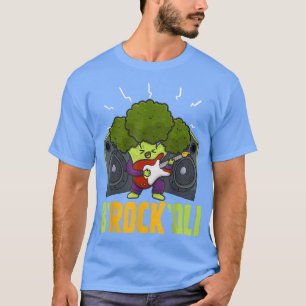 BRockOli Broccoli Vegan Pun Vegetarian Vegetable V T-Shirt