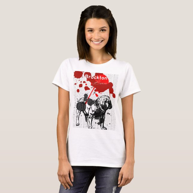 Brockton Boxers Ladies Splash Tee (Front Full)