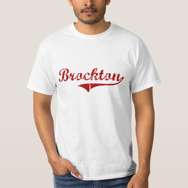 Brockton Massachusetts Classic Design T-Shirt (Front)