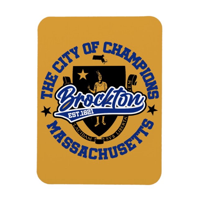 Brockton,Massachusetts Magnet (Vertical)