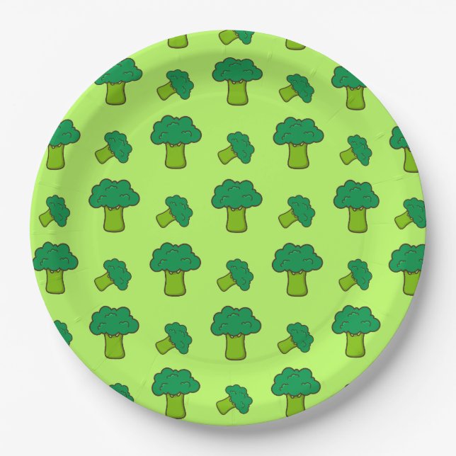 Brócoli Paper Plate (Front)
