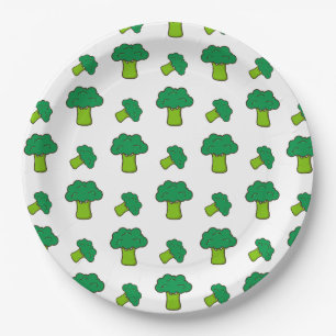 Brócolis Paper Plate