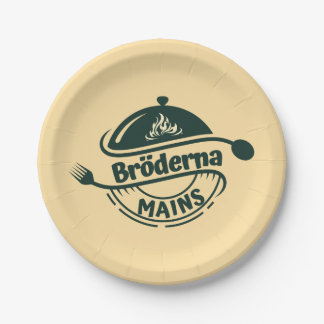 Bröderna Mains Paper Plate