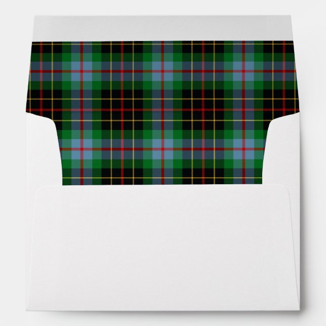 Brodie Hunting Tartan Wedding Envelopes (Back (Bottom))