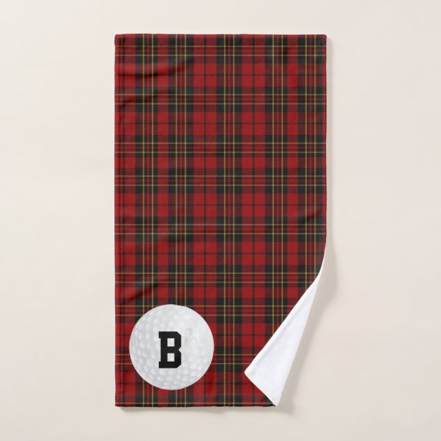 Brodie Tartan Plaid Golf Towel (Hand Towel)