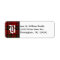 Brodie Tartan Plaid Monogram Address Labels