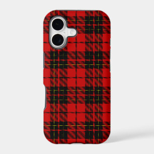 Brodie tartan red black plaid