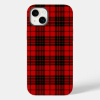 Brodie tartan red black plaid