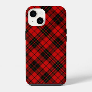 Brodie tartan red black plaid iPhone 14 case