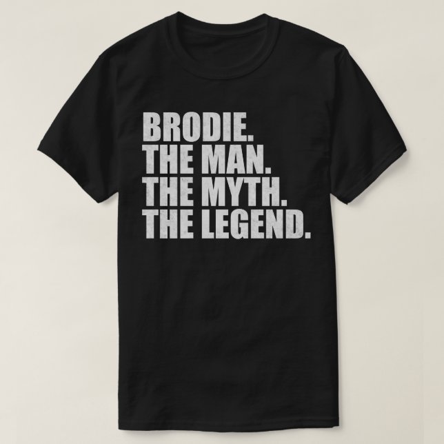 BrodieBrodie Name Brodie given name T-Shirt (Design Front)