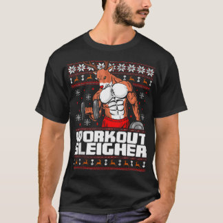 Brodolf Gym Workout Funny Ugly Christmas 	 Rudolph T-Shirt