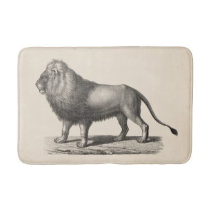 Brodtmann Lion Sketch Bath Mat