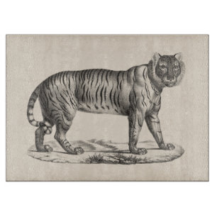Brodtmann Tiger Sketch Cutting Board
