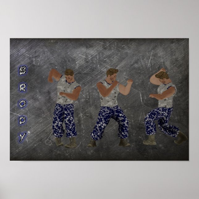 Brody Fighter Poster (Front)