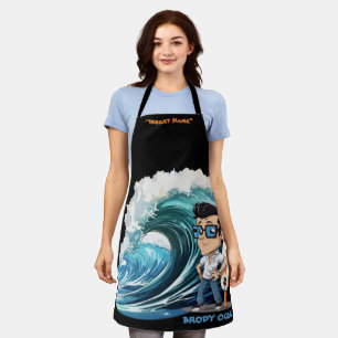 Brody Ocean Wavecrest Apron