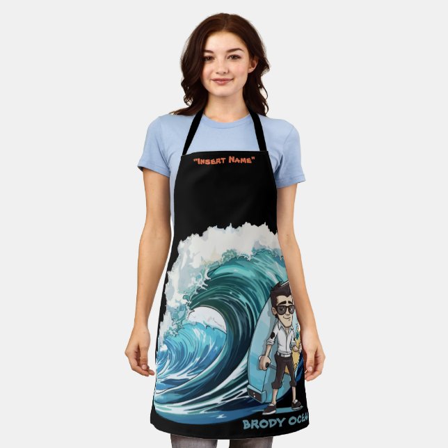 Brody Ocean Wavecrest Apron (Worn)