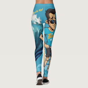 Brody Ocean Wavecrest Leggings