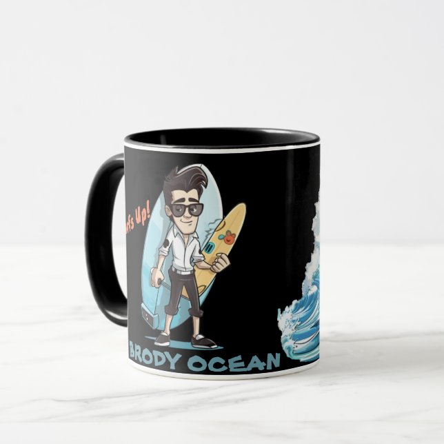 Brody Ocean Wavecrest Mug (Front Left)
