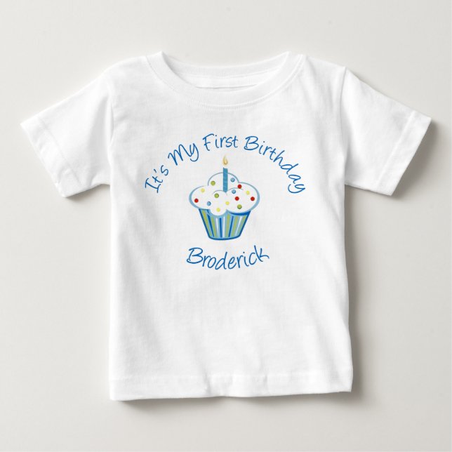 Brodys First Bday Shirt (Front)