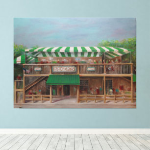 Brogen's South, Saint Simons Island - Canvas Print