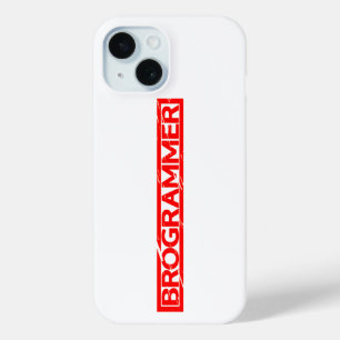 Brogrammer Stamp iPhone 15 Case
