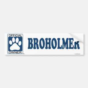 Broholmer Blue Bumper Sticker