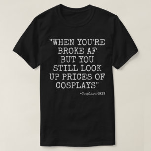 BROKE AF MENS TSHIRT