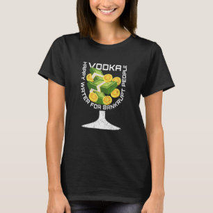 Broke Vodka  Drinking Sarcastic Bankruptcy Outter  T-Shirt