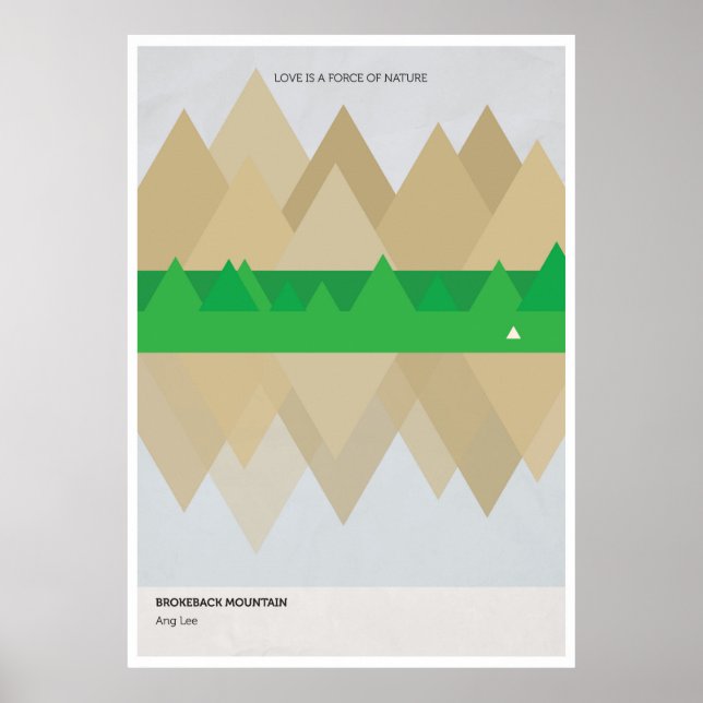 Brokeback Mountain movie film poster (Front)