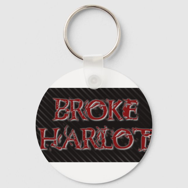 BrokeHarlot Key Ring (Front)