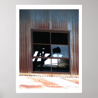Broken and bare poster