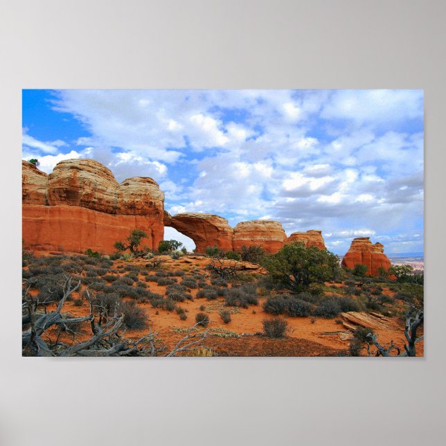 Broken Arch, Arches National Park Poster (Front)