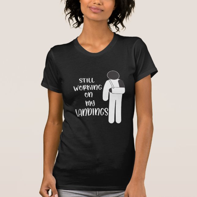 Broken Arm Get Well Stuntman Kid T-Shirt (Front)