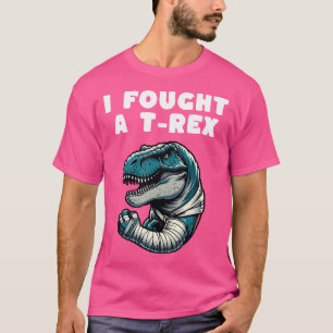 Broken Arm Recovery Kids Boys Dinosaur T-Shirt