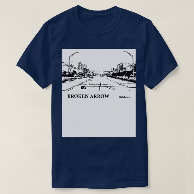 Broken Arrow Oklahoma  3 T-Shirt (Design Front)