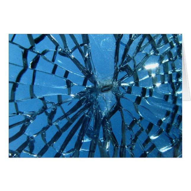 Broken Blue Glass (Front Horizontal)