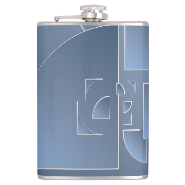 broken bluestone brick hip flask (Front)