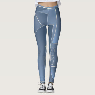 broken bluestone brick leggings