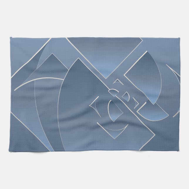 broken bluestone brick tea towel (Horizontal)