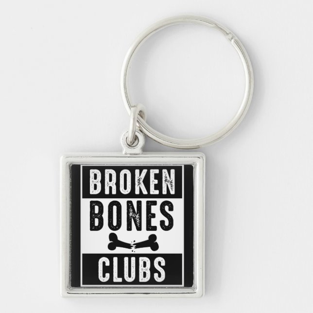 Broken Bones Club Key Ring (Front)