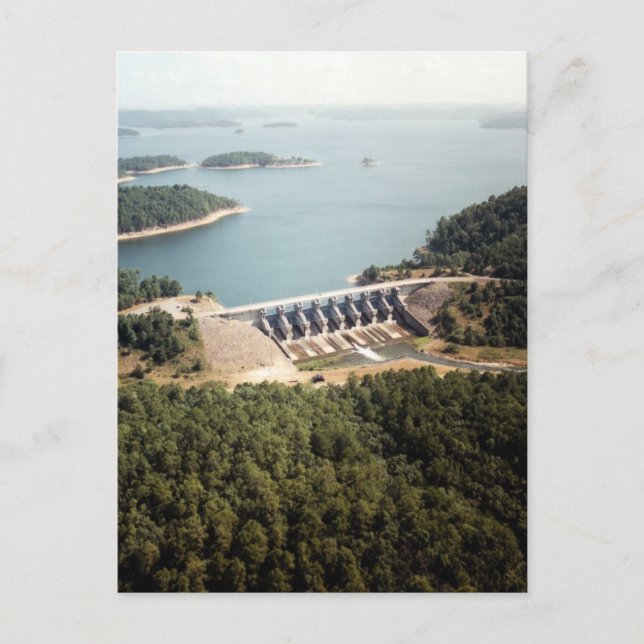Broken Bow Dam Postcard (Front)