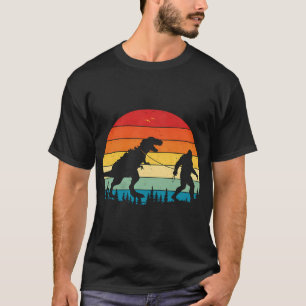 Broken Bow Fishing Boat And Paddles Vintage Sunset T-Shirt