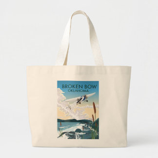 Broken Bow Oklahoma Large Tote Bag