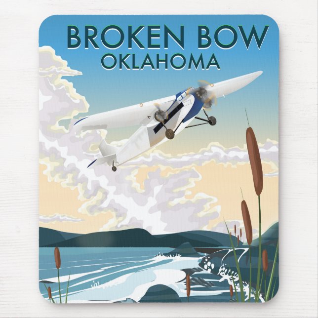 Broken Bow Oklahoma Mouse Mat (Front)