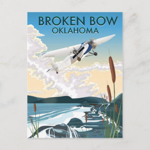 Broken Bow Oklahoma Postcard