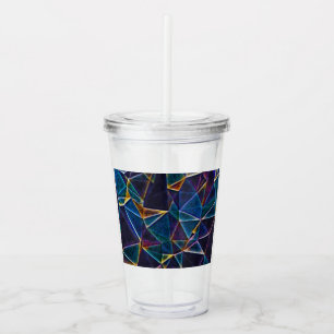 Broken Bubbles  Acrylic Tumbler