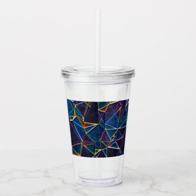 Broken Bubbles  Acrylic Tumbler (Front)