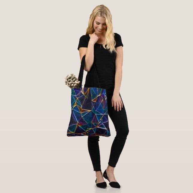 Broken Bubbles  Crossbody Bag (On Model)