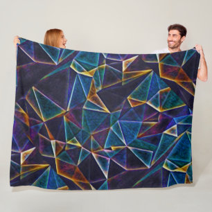 Broken Bubbles  Fleece Blanket