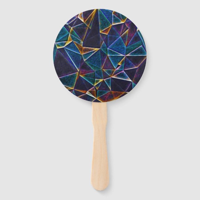 Broken Bubbles  Hand Fan (Front)